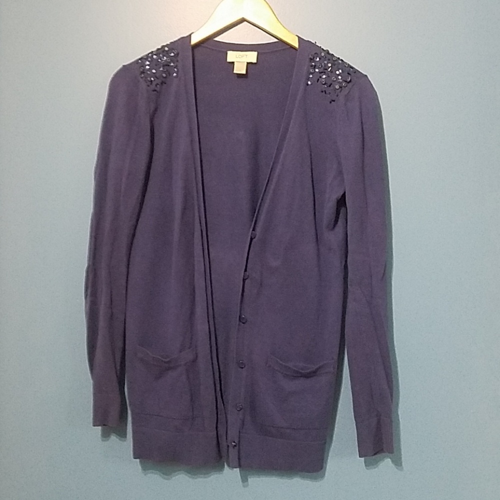 Loft button down cardigan